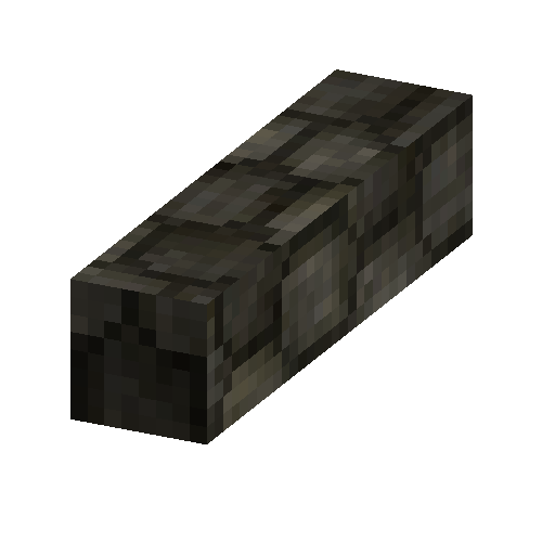 Black ceramic shingle ridge beam