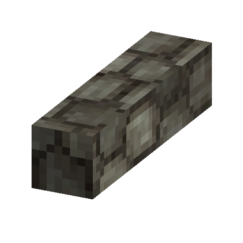 Gray ceramic shingle ridge beam