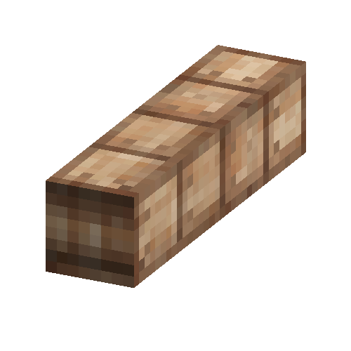 Larch shingle ridge beam