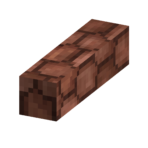 Red ceramic shingle ridge beam
