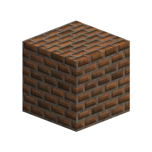Orange bricks (running bond)