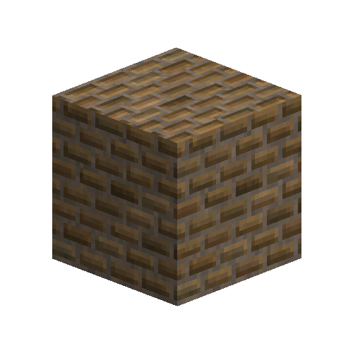 Tan bricks (3/4 offset running bond)