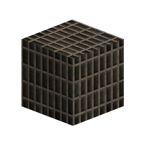 Black bricks (offset soldier bond)