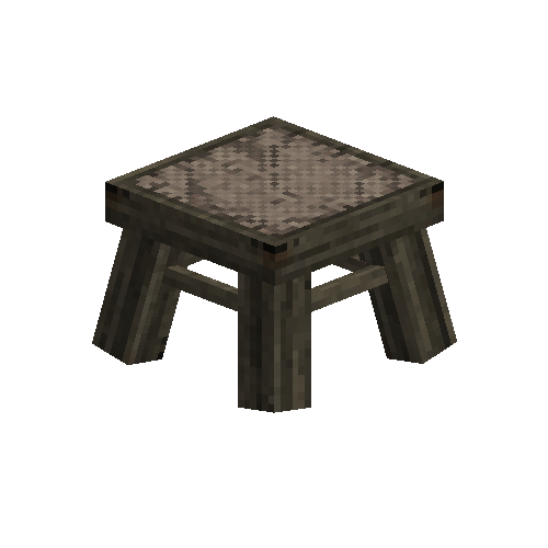 Aged wooden chair