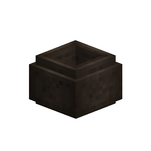 Dark brown ceramic pot of {0}