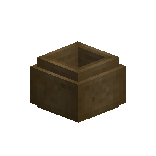 Brown ceramic pot of {0}