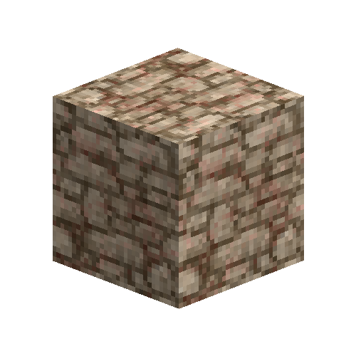 Pink marble cobblestone
