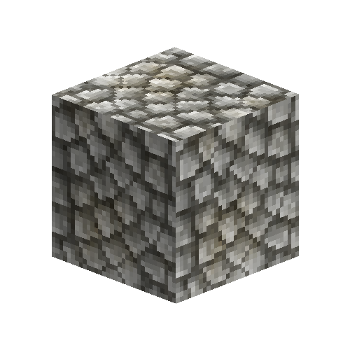 Fanned chalk cobblestone