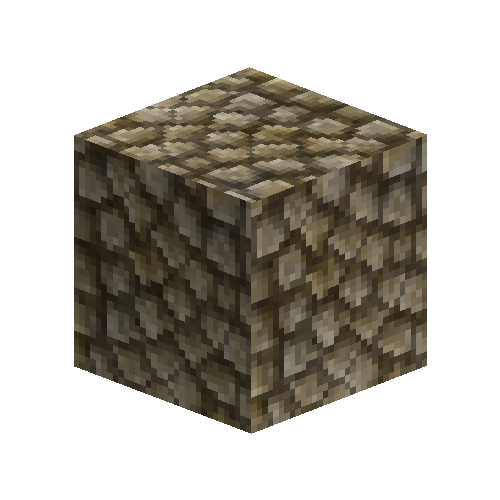 Fanned conglomerate cobblestone