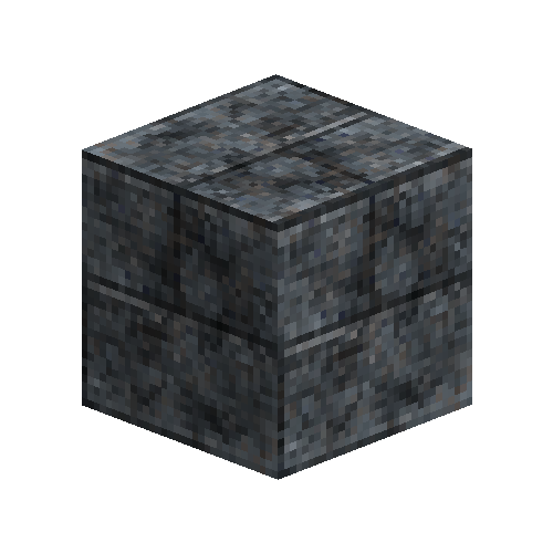 Cracked andesite ashlar blocks