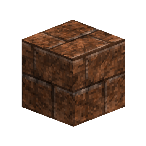 Cracked bauxite ashlar blocks