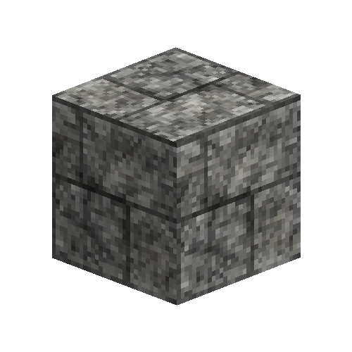 Cracked chalk ashlar blocks