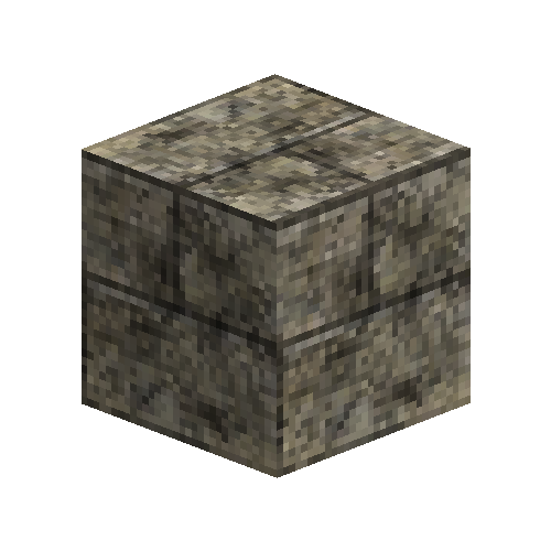 Cracked limestone ashlar blocks