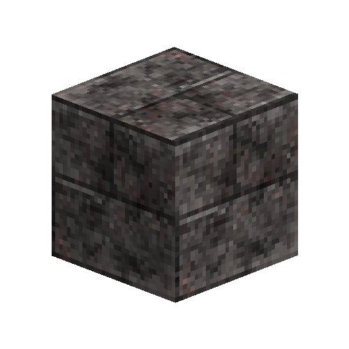 Cracked phyllite ashlar blocks