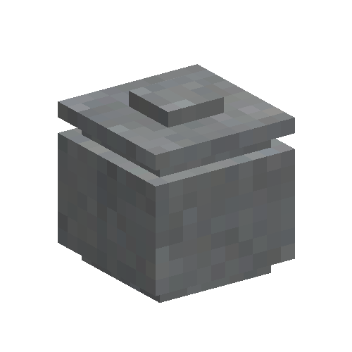 Raw blue clay crock