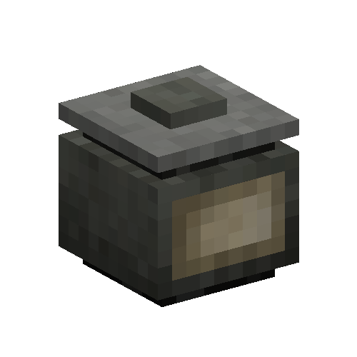 Gray ceramic crock