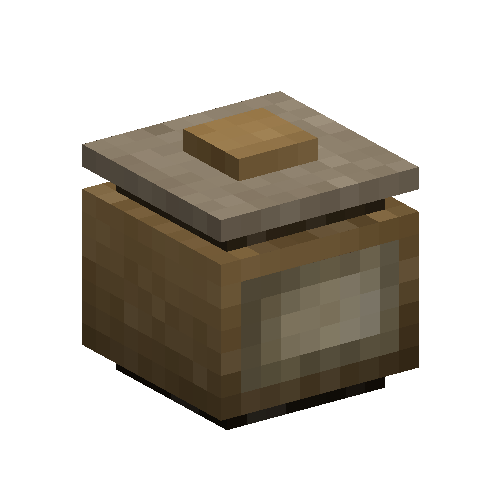 Tan ceramic crock