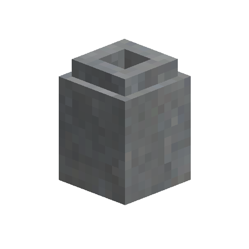 Raw blue clay crucible