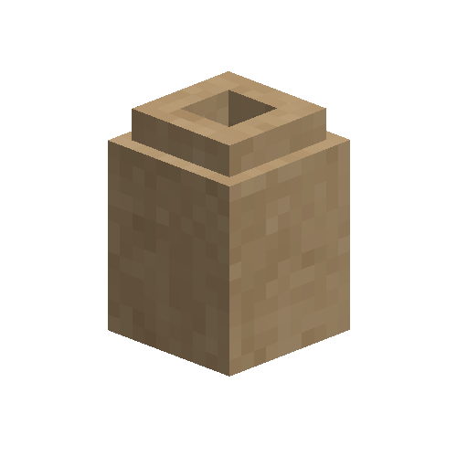 Raw fire clay crucible