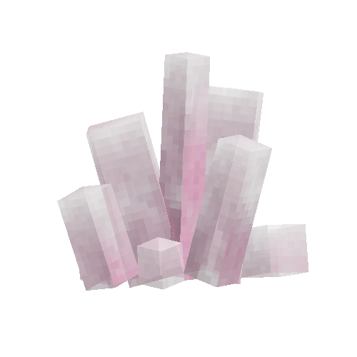 Large rose quartz crystal (variant 1)