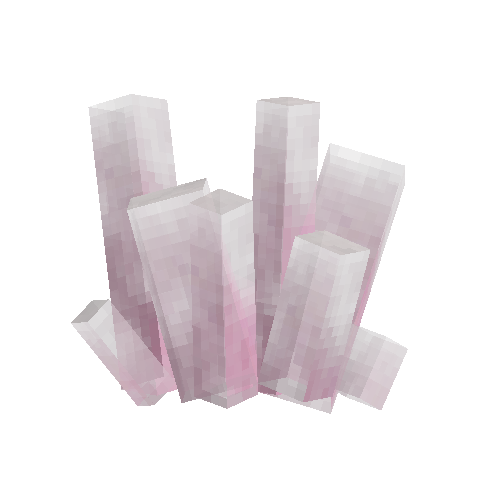 Large rose quartz crystal (variant 2)