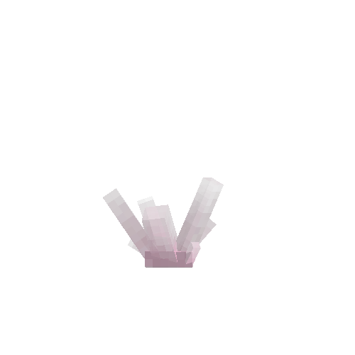 Small rose quartz crystal (variant 2)