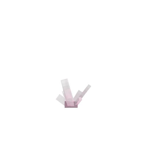 Small rose quartz crystal (variant 3)