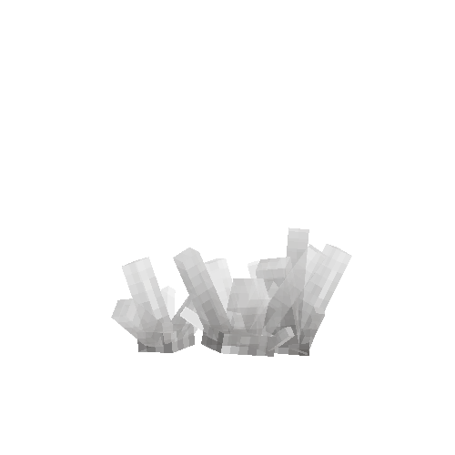 Smoky quartz cluster (variant 2)