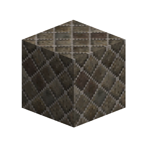 Diamond pattern mixed stone tile