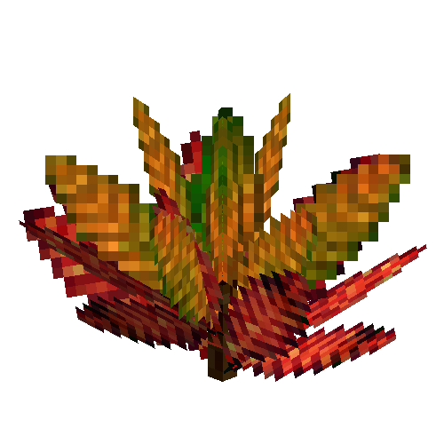 Small croton (Crimson orange)