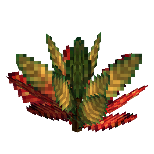 Small croton (Darkgreen gold-crimson)