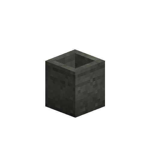 Gray ceramic flowerpot
