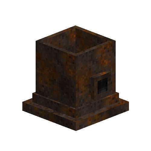 Atmospheric engine piston, bottom portion
