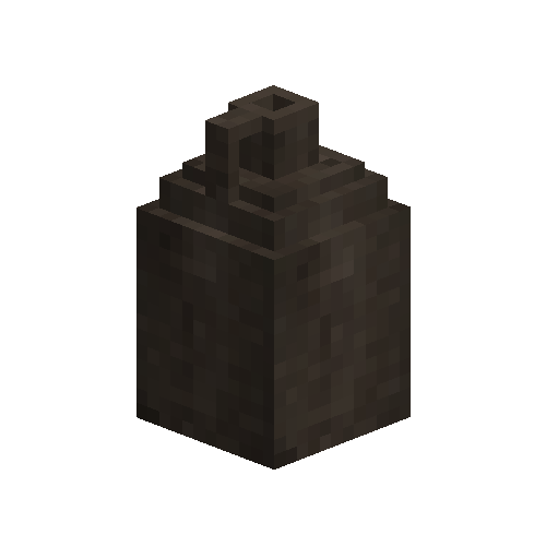 Dark brown ceramic jug