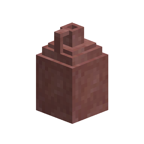 Raw red clay jug