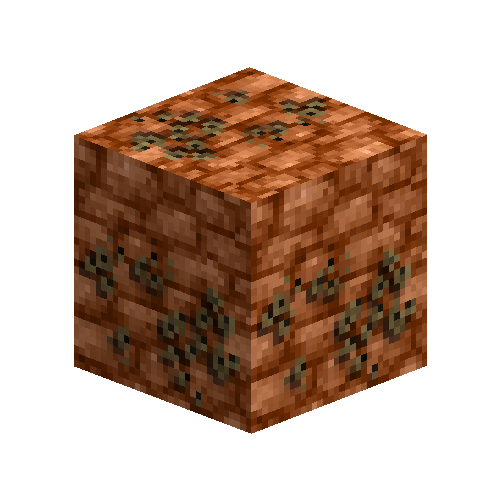 Lichen covered cobblestone (Bauxite)