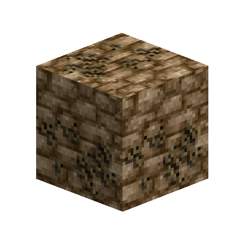 Lichen covered cobblestone (Claystone)