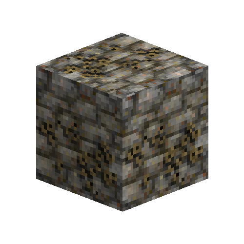 Lichen covered cobblestone (Granite)