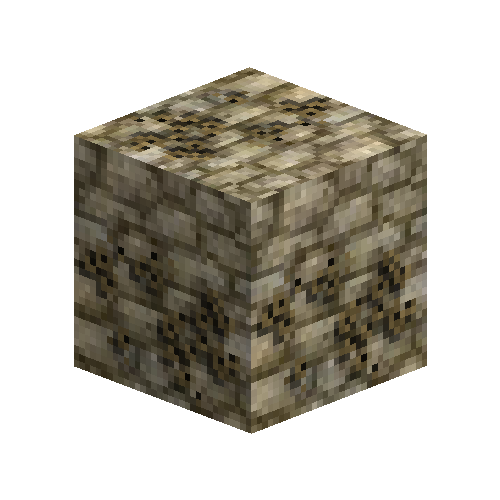 Lichen covered cobblestone (Limestone)