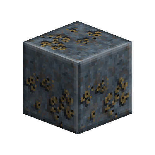 Lichen covered polished rock (Andesite)