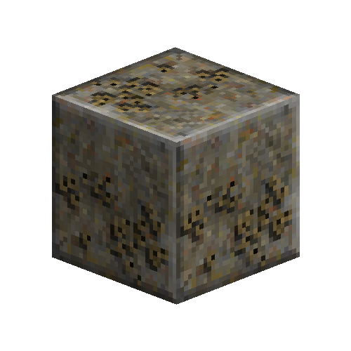 Lichen covered polished rock (Granite)