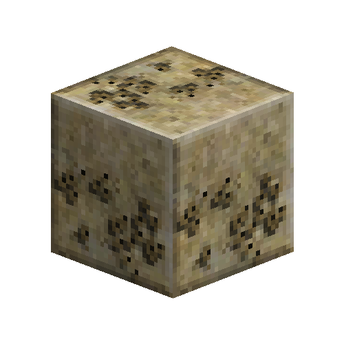 Lichen covered polished rock (Limestone)