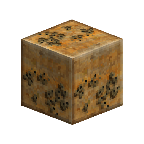 Lichen covered polished rock (Sandstone)