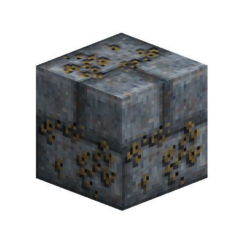 Lichen covered ashlar blocks (Andesite)
