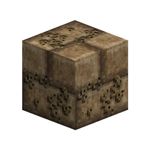 Lichen covered ashlar blocks (Claystone)