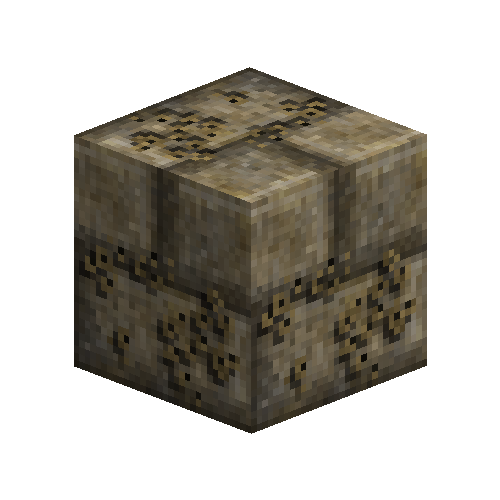 Lichen covered ashlar blocks (Conglomerate)