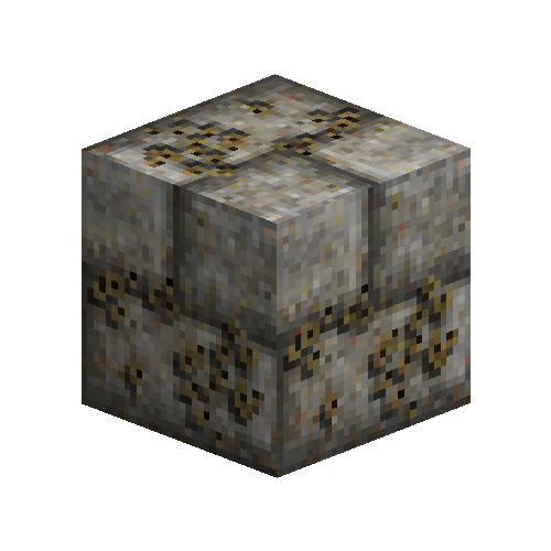 Lichen covered ashlar blocks (Granite)