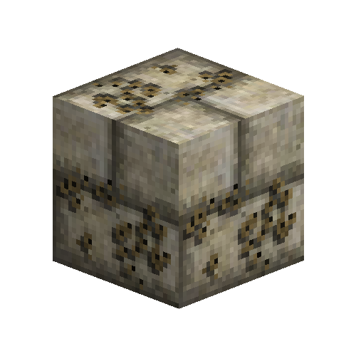 Lichen covered ashlar blocks (Limestone)