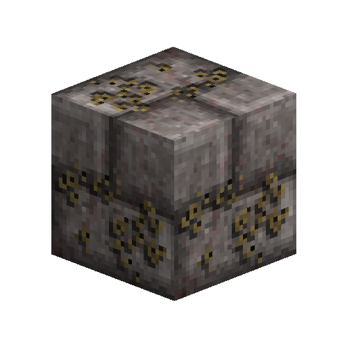 Lichen covered ashlar blocks (Phyllite)