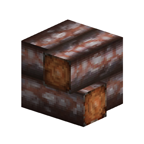 Acacia quarter logs corner